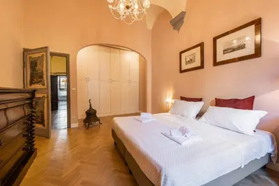 Letto o letti in una camera di Firenze Rentals Deluxe Palmieri