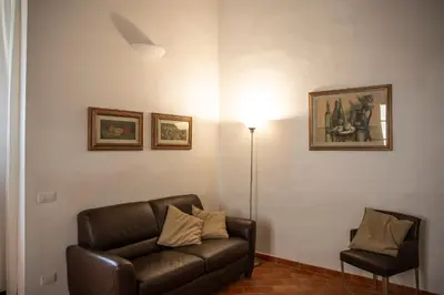 Area soggiorno di Lovely one bedroom apartment nearby Ponte Vecchio