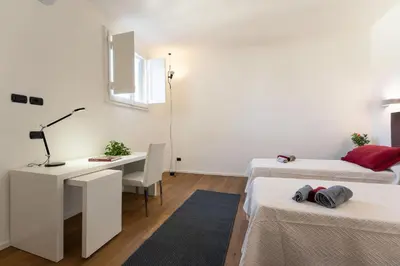 Letto o letti in una camera di Comfort Apartment Panicale