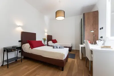 Letto o letti in una camera di Comfort Apartment Panicale