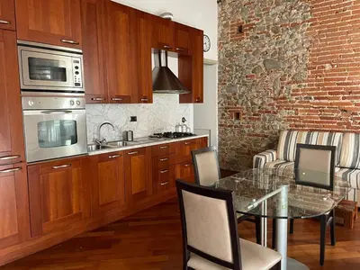 Cucina o angolo cottura di Sant'Ambrogio Suite