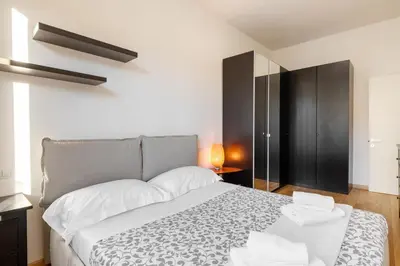 Letto o letti in una camera di GuestHost - Doni Quiet and Comfortable Apartament with Balcony