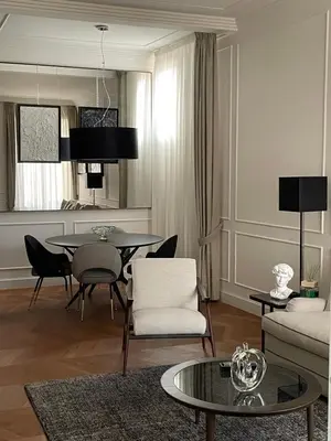 Area soggiorno di Calzaiuoli3 Luxury Flat in the City Center of Florence