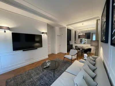 TV o dispositivi per l'intrattenimento presso Calzaiuoli3 Luxury Flat in the City Center of Florence