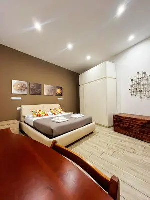 Letto o letti in una camera di Appartamento di Gabriela
