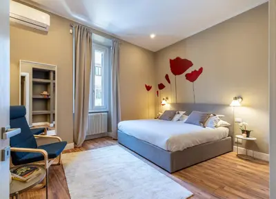 Letto o letti in una camera di Flower House - Oltrarno Collection