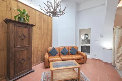 Area soggiorno di Casaldo's rooms