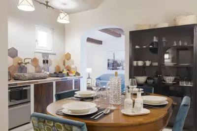 Cucina o angolo cottura di Dafne magnificent attic overlooking the Duomo