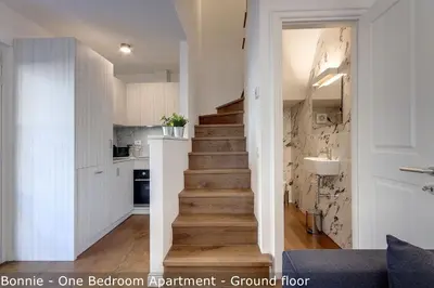Cucina o angolo cottura di Bonnie - Clyde - Marvin Apartments by Mamo Florence