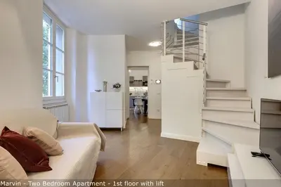 Planimetria di Bonnie - Clyde - Marvin Apartments by Mamo Florence