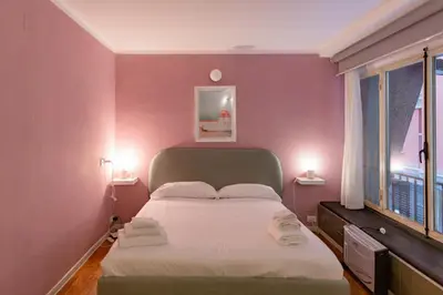 Letto o letti in una camera di Modern Studio Apartment In Front Of Ponte Vecchio