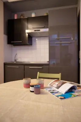 Cucina o angolo cottura di Modern Studio Apartment In Front Of Ponte Vecchio