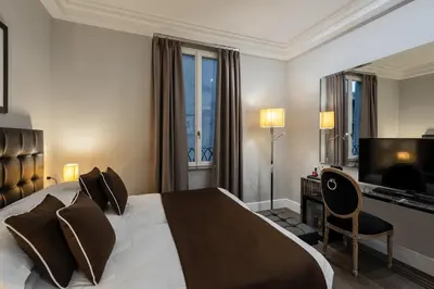 Letto o letti in una camera di HR BEDROOMS IN FLORENCE