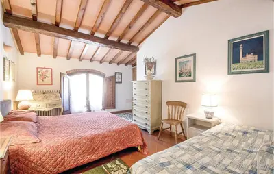 Letto o letti in una camera di Stunning Home In Molino Del Piano Fi