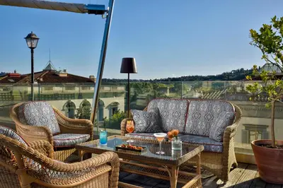Balcone o terrazza di Hotel Kraft