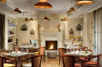 Area soggiorno di Ville Sull'Arno - Preferred Hotels & Resorts