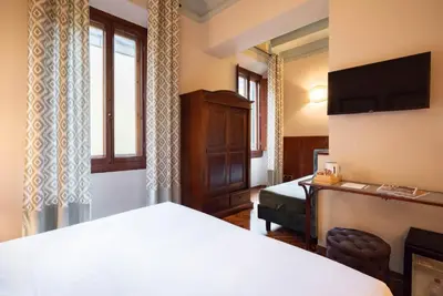 Letto o letti in una camera di Guest House Morandi