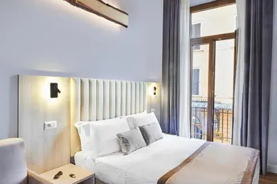 Letto o letti in una camera di Hotel Brooklyn