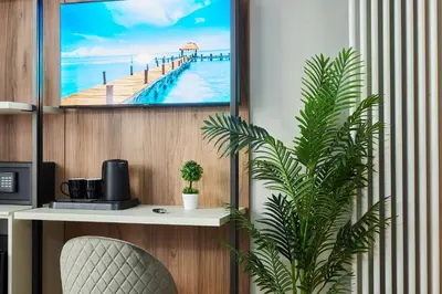 TV o dispositivi per l'intrattenimento presso Hotel Brooklyn