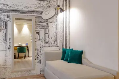 Area soggiorno di FH55 Grand Hotel Mediterraneo