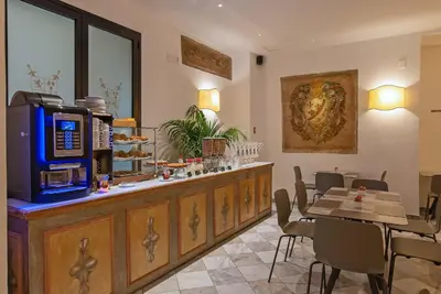 Cucina o angolo cottura di Hotel Machiavelli Palace