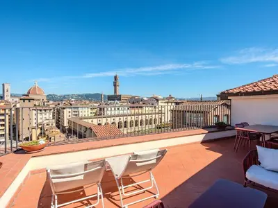 Balcone o terrazza di B&B Hotel Firenze Pitti Palace al Ponte Vecchio