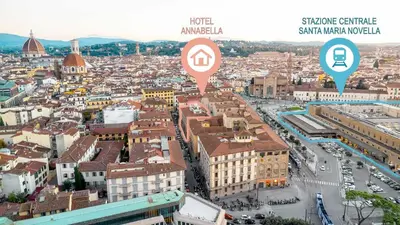 Vista generica su Firenze o vista sulla città dall'interno dell'hotel