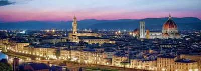 Vista generica su Firenze o vista sulla città dall'interno dell'hotel