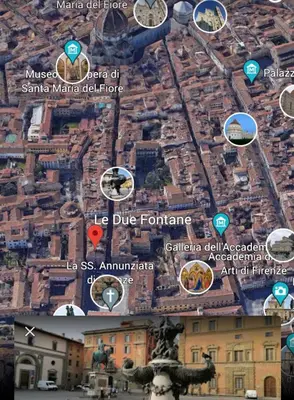 Vista generica su Firenze o vista sulla città dall'interno dell'hotel