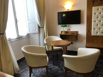 TV o dispositivi per l'intrattenimento presso Hotel Le Due Fontane