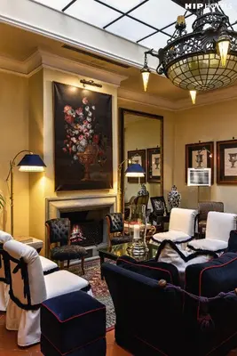 Area soggiorno di Cellai Hotel Florence
