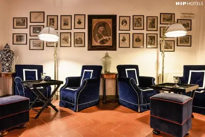 Area soggiorno di Cellai Hotel Florence