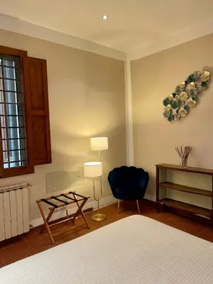Letto o letti in una camera di Piazza della Signoria Jewel apartment