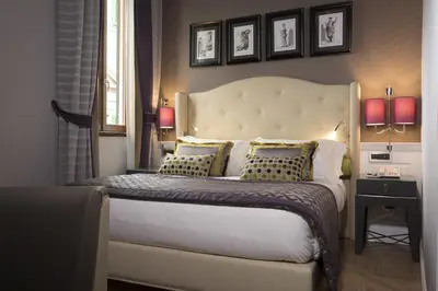 Letto o letti in una camera di Hotel Spadai