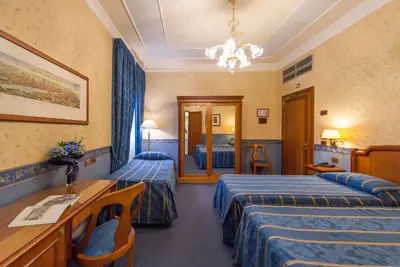 Letto o letti in una camera di Diana Park Hotel