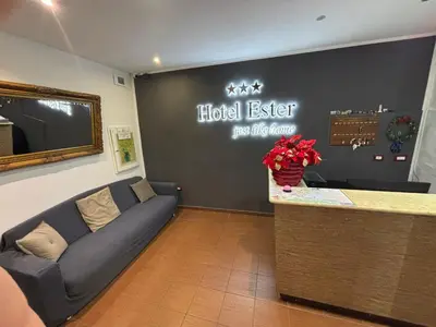 Area soggiorno di Hotel Ester