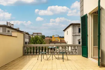 Balcone o terrazza di Anglo American Hotel Florence, Curio Collection By Hilton