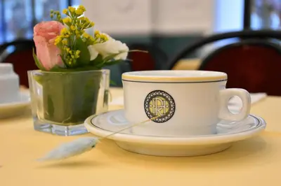 Set per la preparazione di tè e caffè presso Hotel Roma