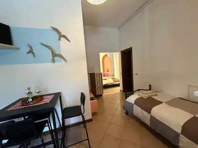 Letto o letti in una camera di Agriturismo Podere I' Caldino
