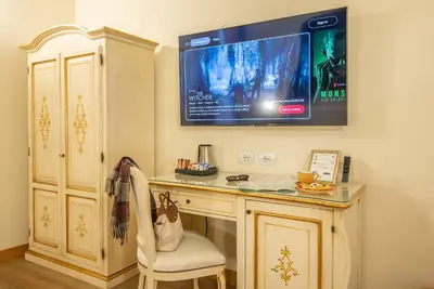 TV o dispositivi per l'intrattenimento presso Hotel Porta Faenza