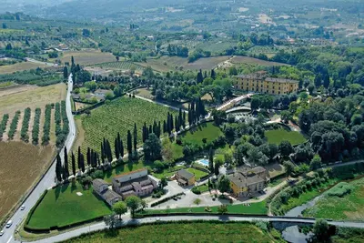 Paesaggio naturale nelle vicinanze of country house