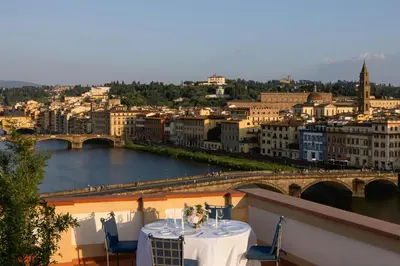 Vista sul fiume nelle vicinanze dell'hotel