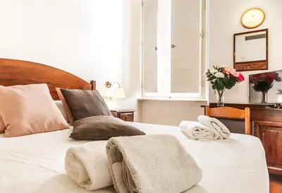 Letto o letti in una camera di Hotel Costantini