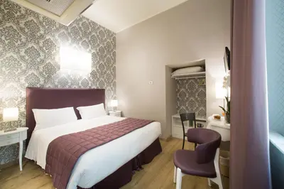 Letto o letti in una camera di Hotel Montreal