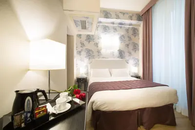 Letto o letti in una camera di Hotel Montreal