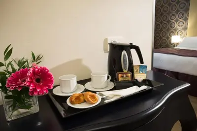 Letto o letti in una camera di Hotel Montreal