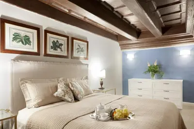 Letto o letti in una camera di S. Spirito Flat