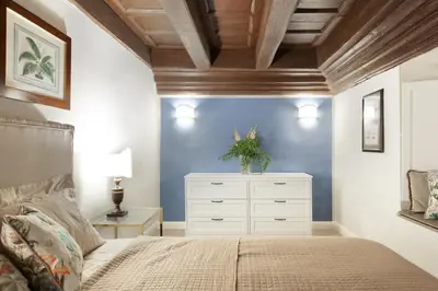 Letto o letti in una camera di S. Spirito Flat
