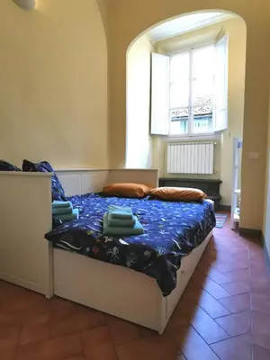 Letto o letti in una camera di Casa del Moro