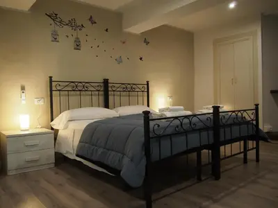 Letto o letti in una camera di Hotel Santa Croce
